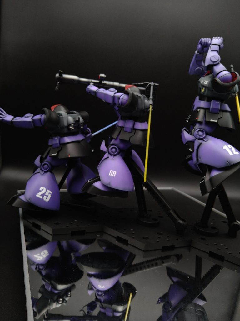 横からの画像 色が結構違うんですよね〜しかもマッシュだけ機体番号🤫まぁ〜仕方ないよね!作成した1年前は60って番号がパーソナルナンバーってのも知らなかったですからね〜😁