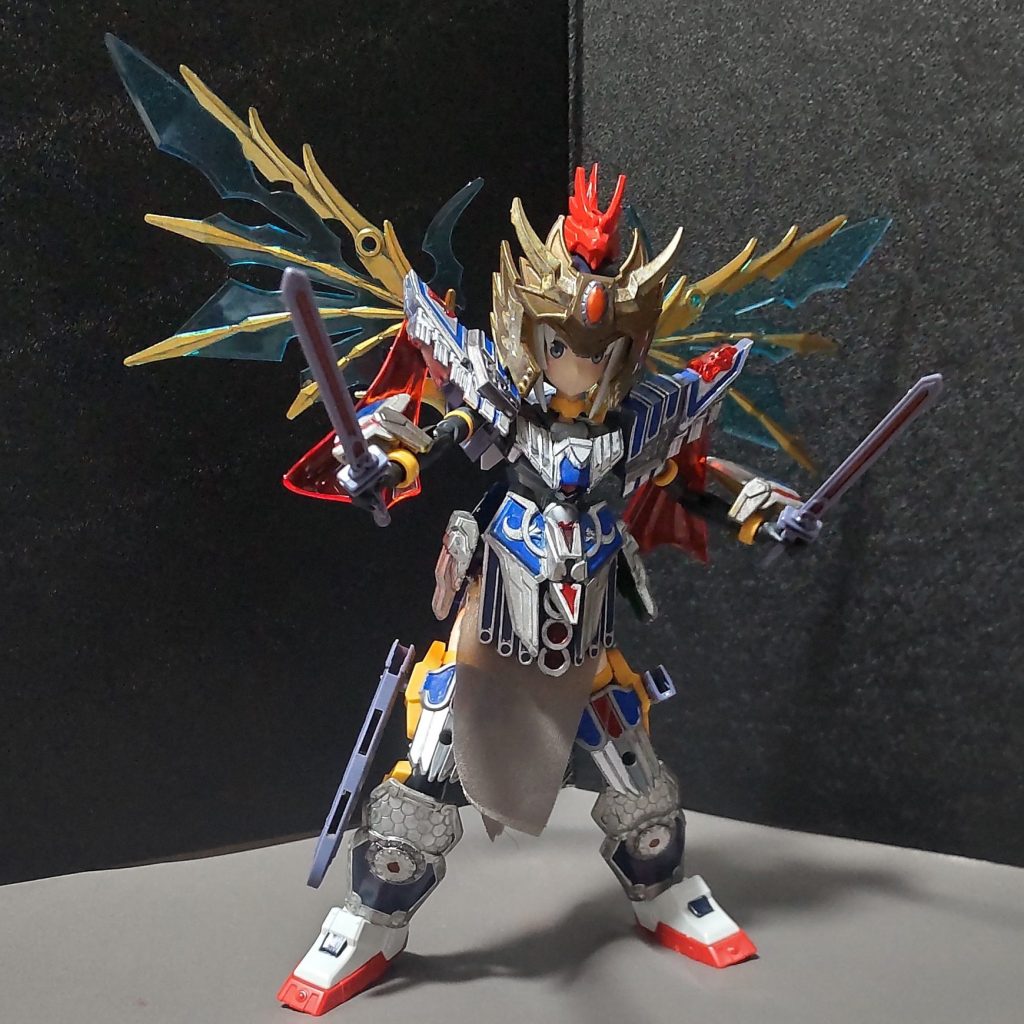 完成品 30MS ガンダムデュナメスを背負う女子 ミキシング品 スタンド付 模型・プラモデル