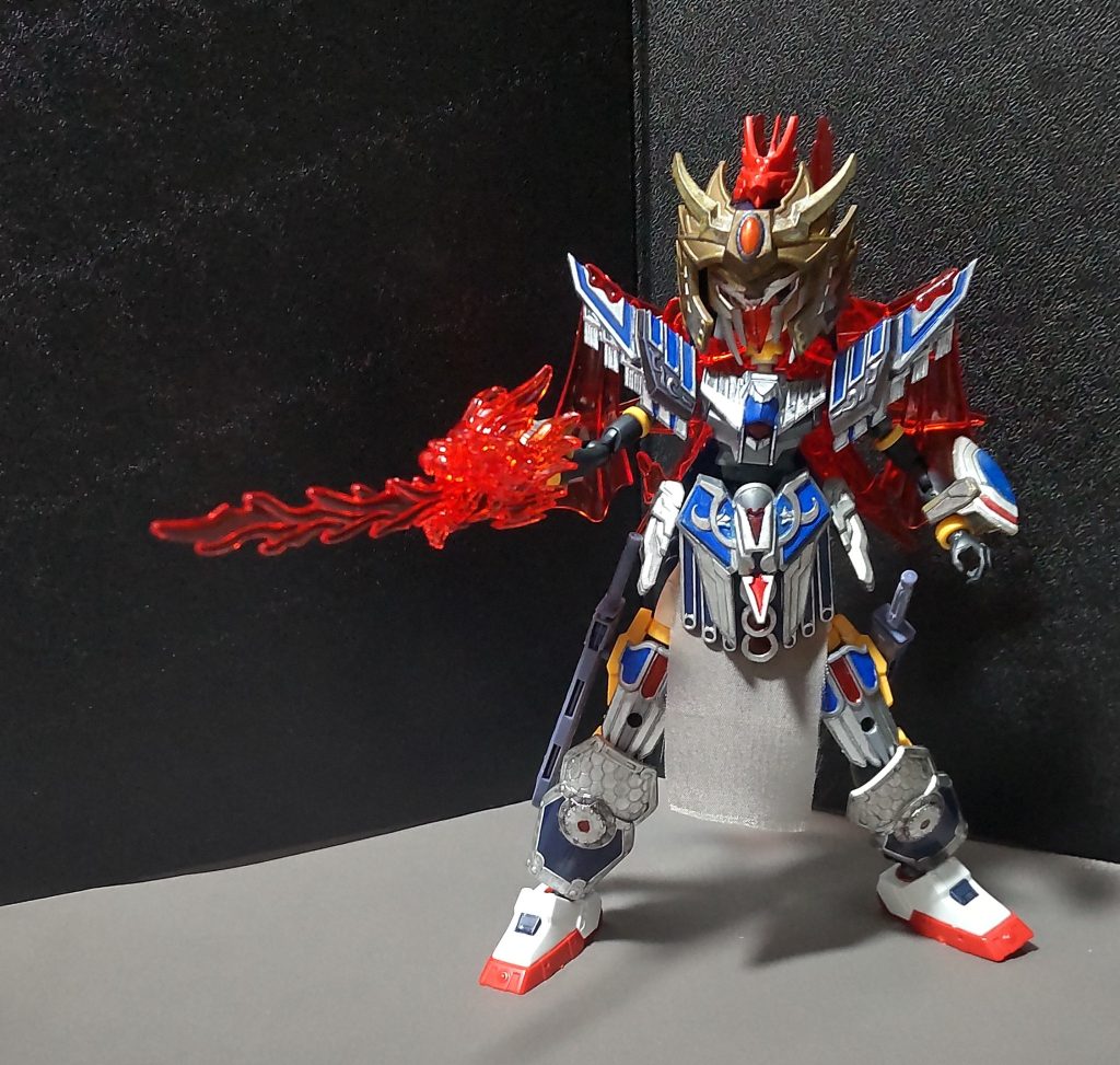 この仮面を付けた状態なら、シーザーレジェンドの必殺技パーツを持たせても違和感ありませんね。