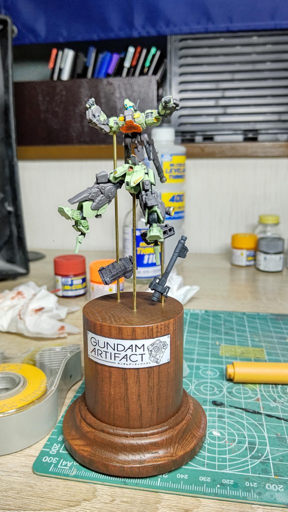 完成時周囲にモノがあると分かりやすいですね。