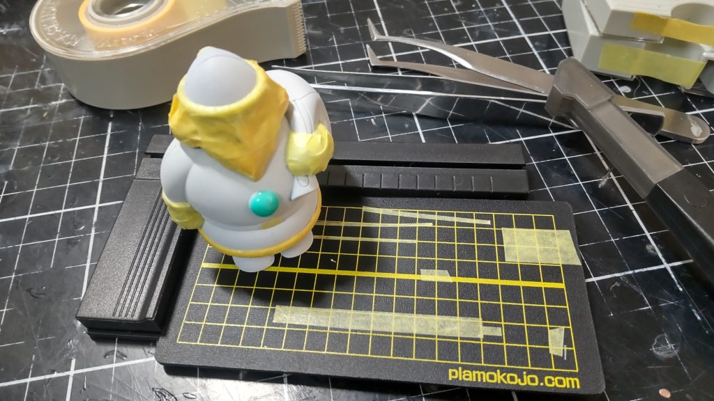 おまけ(?)で作ったGフレームのサンタバルーン。武器持ち手は面白いギミックではあるのですが埋めました。塗り分けがとても大変だった……。