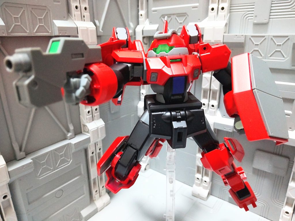 ビームガンで牽制