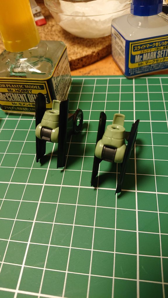 初めて合わせ目を消してみたり