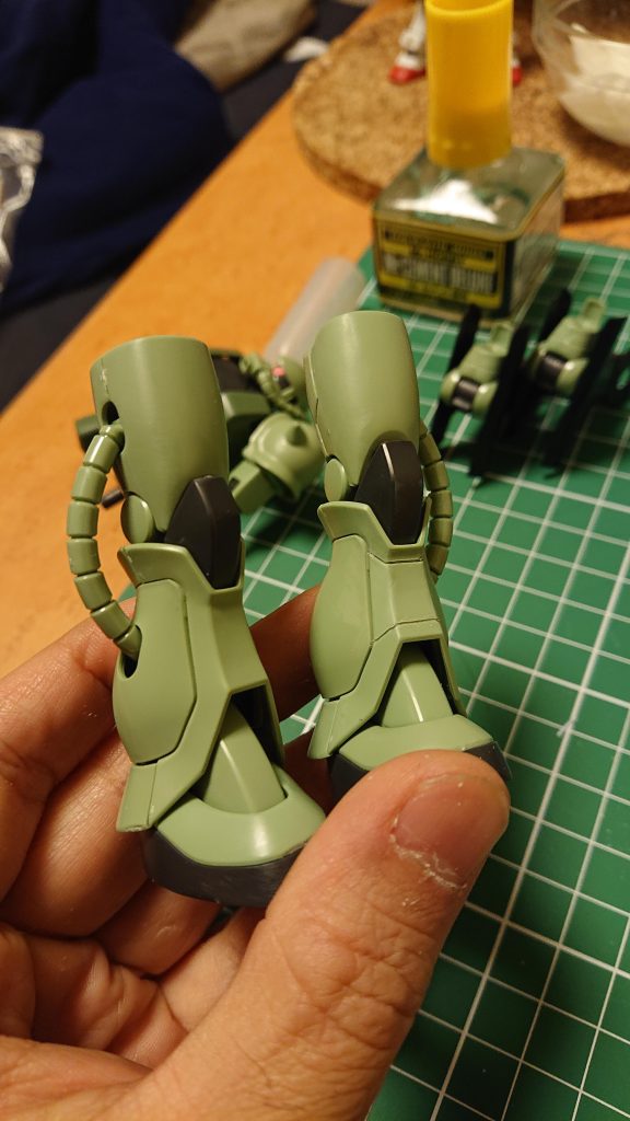 初めてまともに彫ったスジ彫り