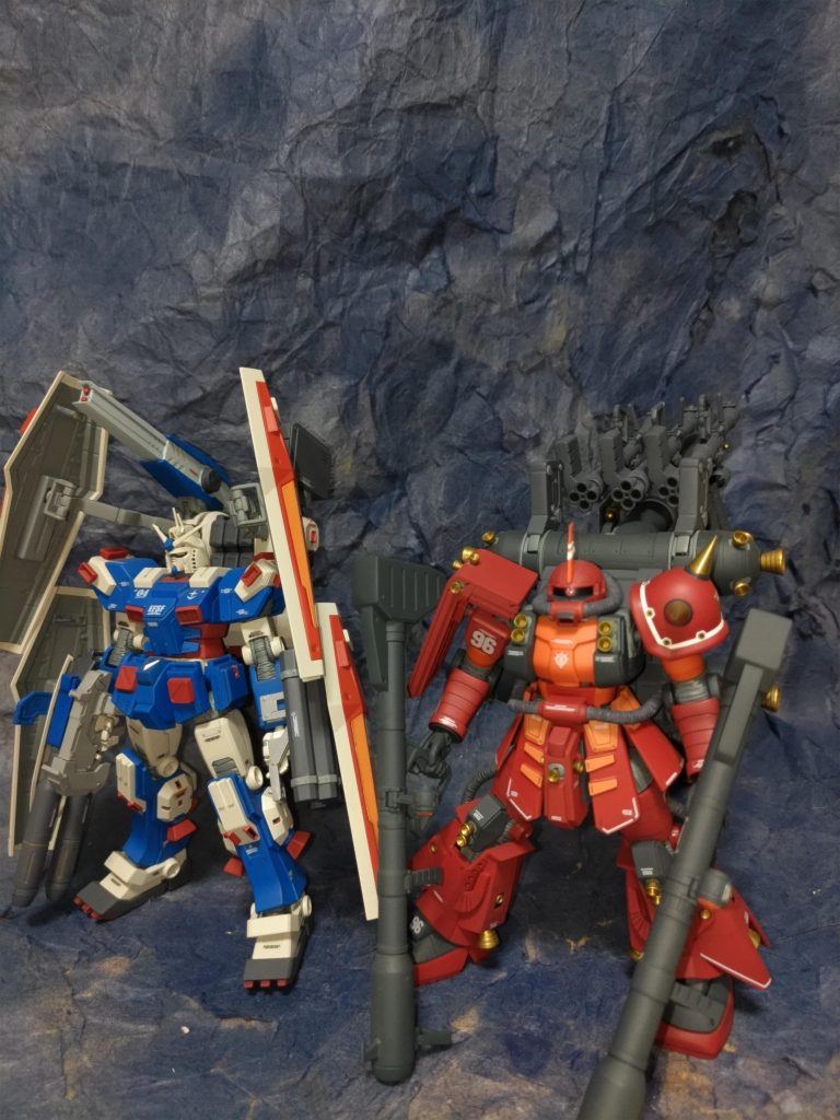 サイコザクとツーショット