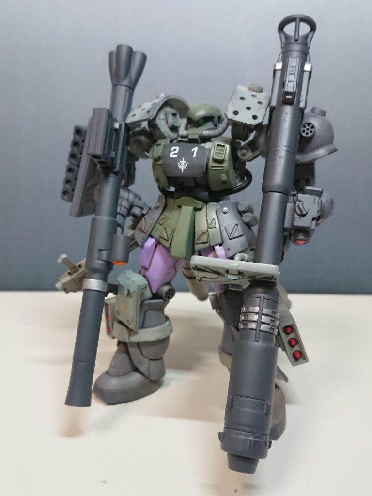 軍曹がのっていたパワードカスタムのザク