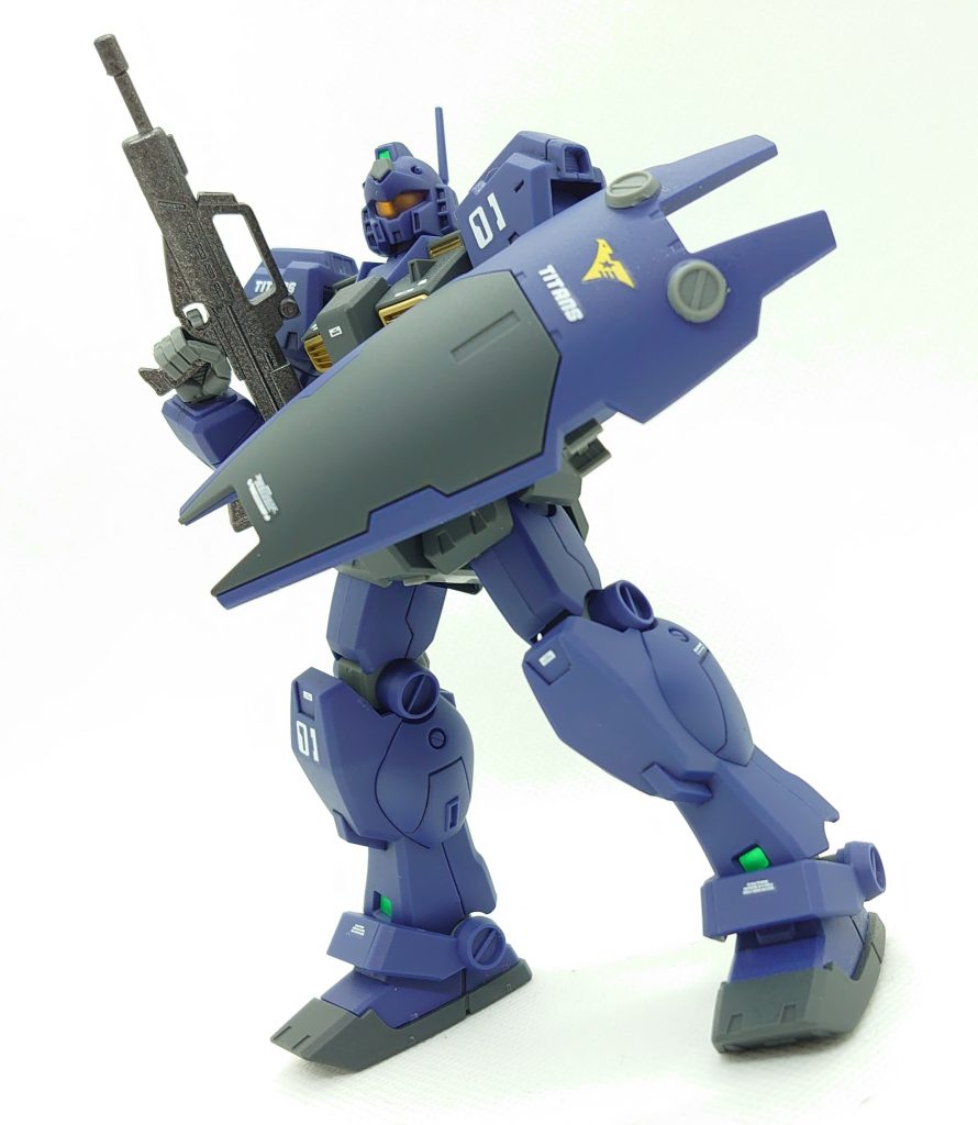 HGUC74 RGM-79Q ジム・クゥエル 『ティターンズカラー』