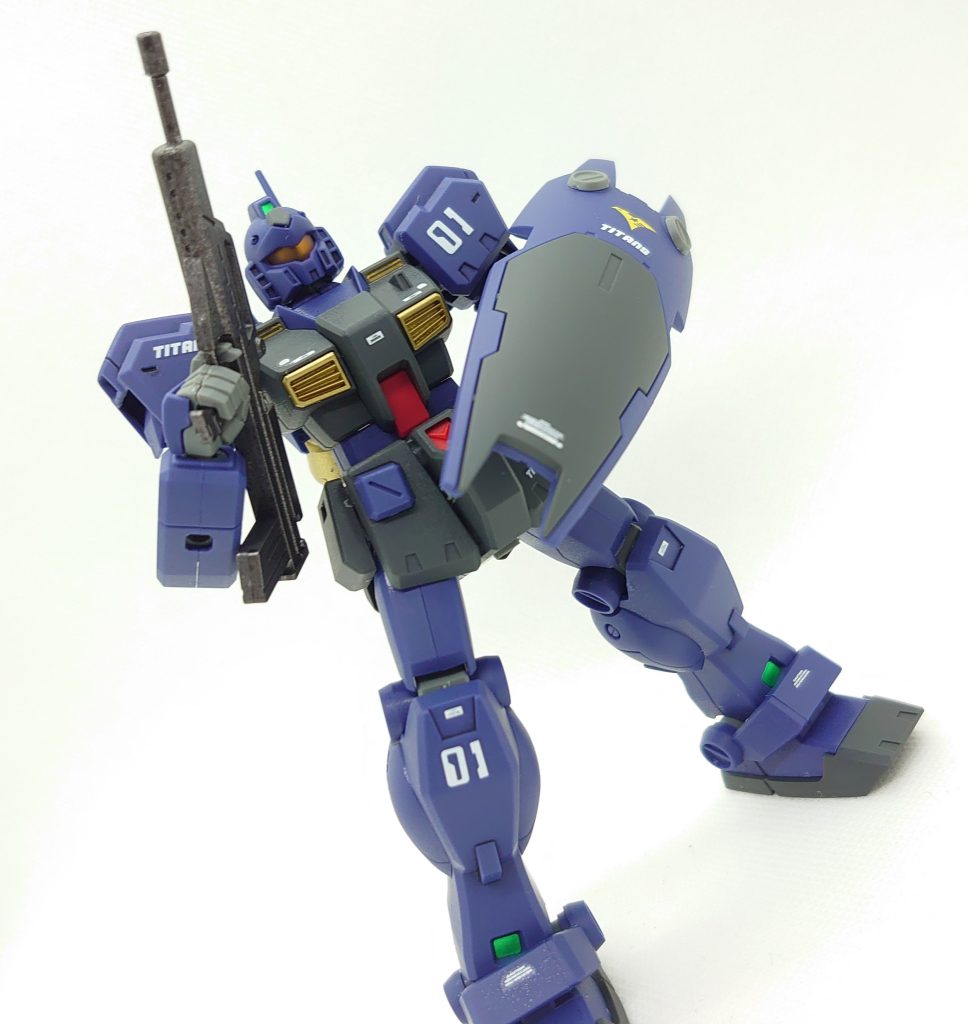 HGUC74 RGM-79Q ジム・クゥエル 『ティターンズカラー』–3枚目/制作者：早摘みレモン