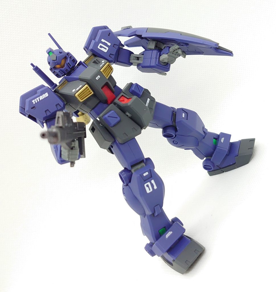 HGUC74 RGM-79Q ジム・クゥエル 『ティターンズカラー』–5枚目/制作者：早摘みレモン