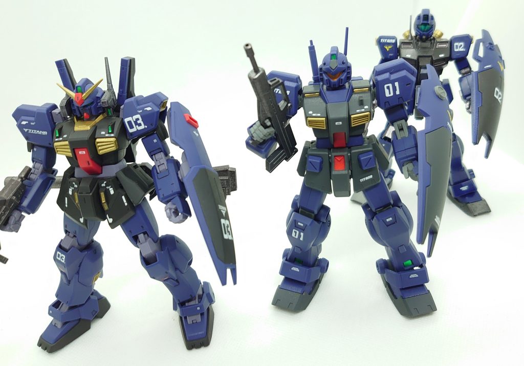 HGUC Zガンダム ティターンズ仕様｜スミ@レイルトレーサーさんの