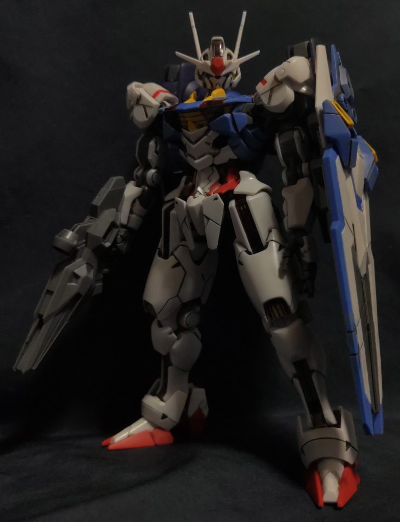 制作工程ではありませんが、ミラソウル社製フライトユニットを装備してみました。正面からだとあまり良く分からないですね。（笑）