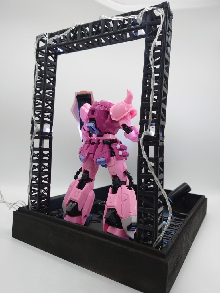 後ろから見るとこんな感じです