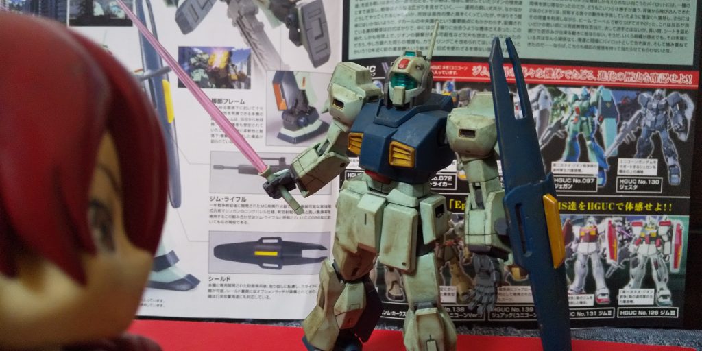 :ビームサーベルだ。オリジナル版と変わらずのノーマルのビームサーベルだな。