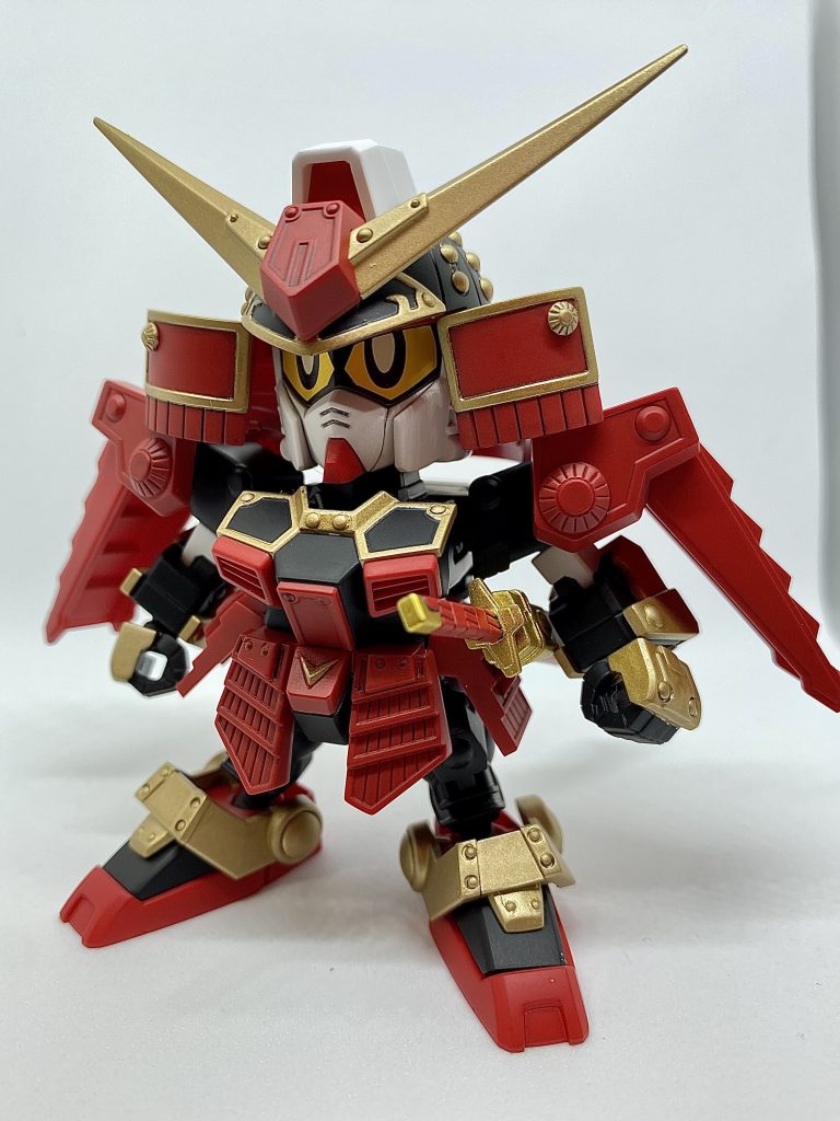 SDガンダムは好きなんですけど、全塗装したのは武者頑駄無が初めてだったりします。