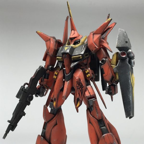 HG バウ 無塗装 お手軽ウェザリング