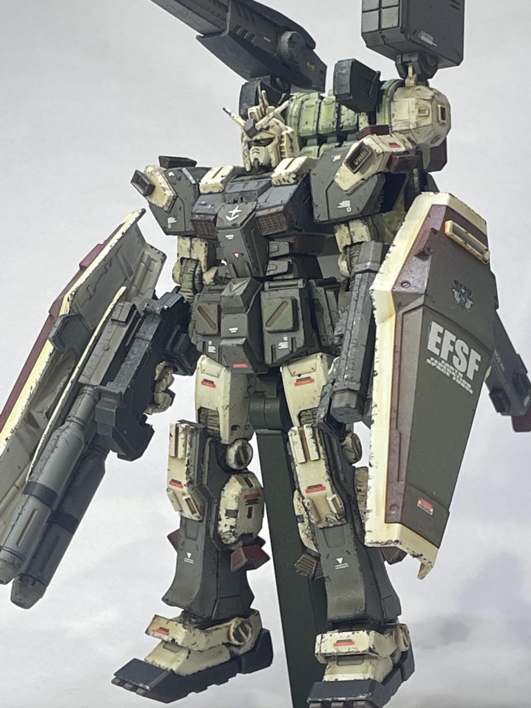 HG フルアーマー・ガンダム(サンダーボルトVer.)制作。ガンダム サンダーボルト地上波放送を記念して制作しました。