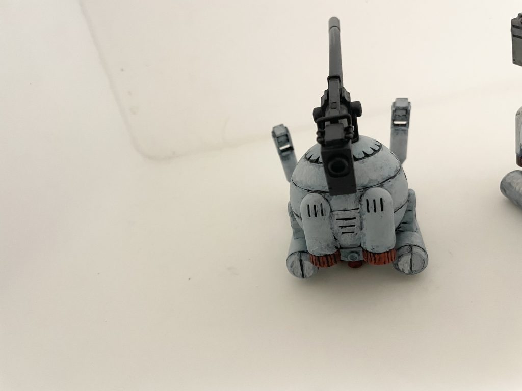 １機目は黒立ち上げで印影はあまり付けずに。