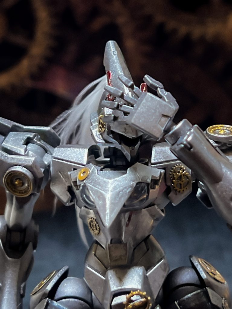 歯車は筆塗り。僕にしてはかなり細かい作業が多かったと思います。