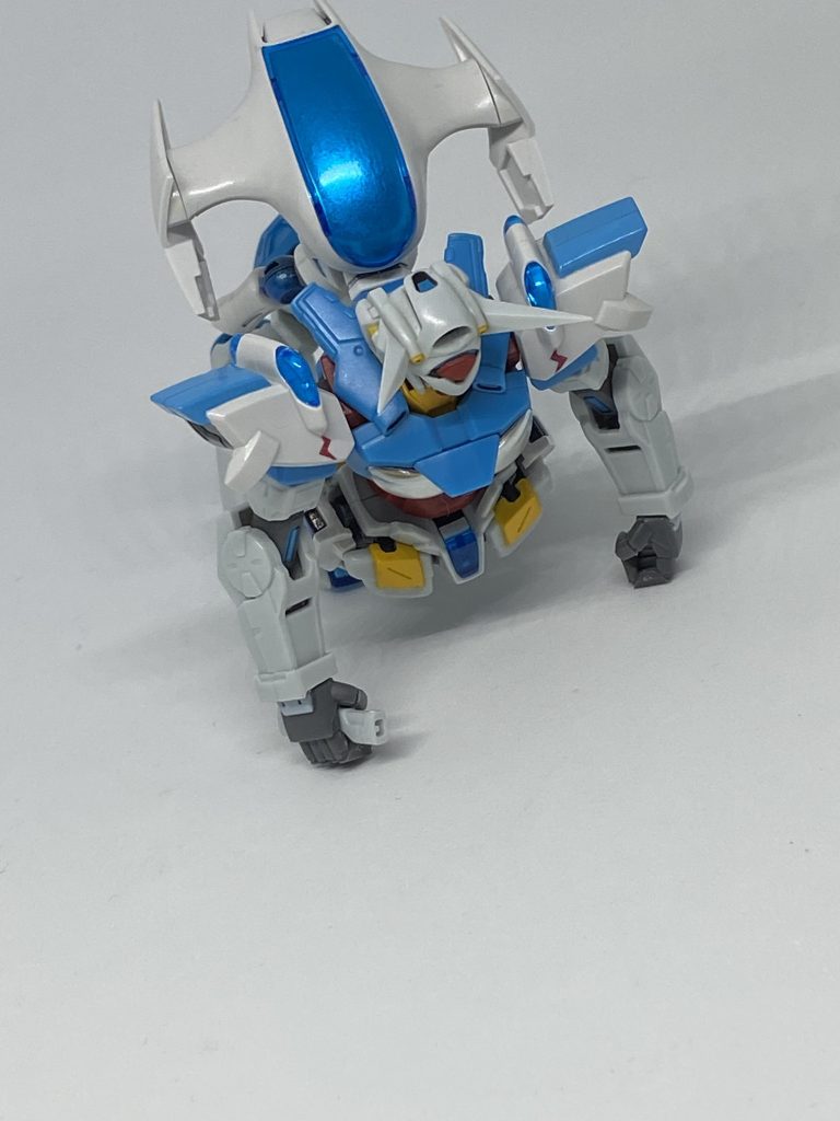 マスクとの一騎打ちを終えた後のG-セルフ。コア・ファイターもカバカーリーもうちにはいないので寂しいね。