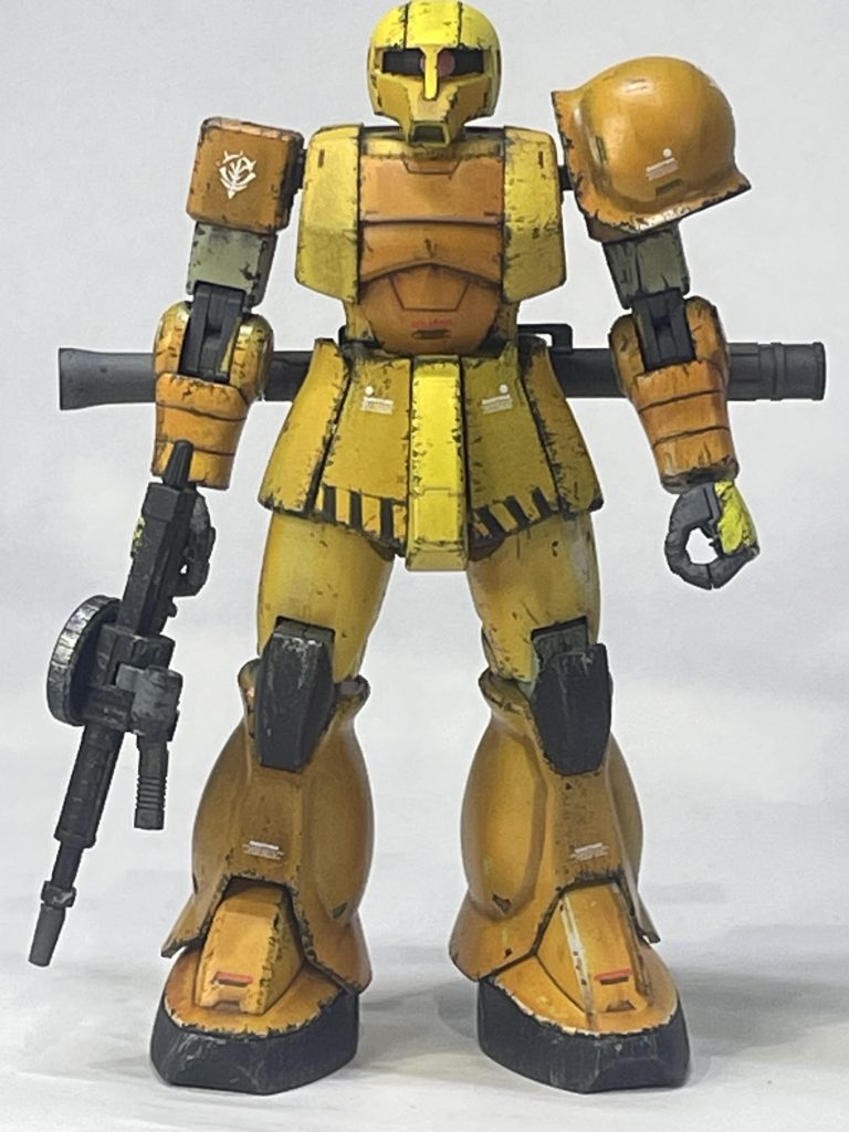 ジムシリーズもそうですが旧ザクって何色にしても似合っていいですね。いづれサンボル版旧ザクもGETして作り比べてみたいです。