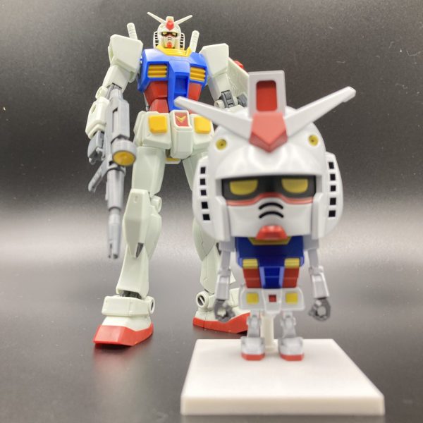 ガンプラくん with HGUC RX-78-2 ガンダム(REVIVE)