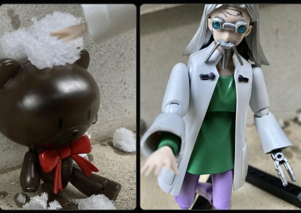 前のオペレーション・メテオの投稿でプチッガイの雪を払おうとしていたのはリリーナ様ではなく、マッドサイエンティストなお爺ちゃんだったのです!?