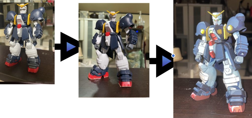 元キットからの比較です。