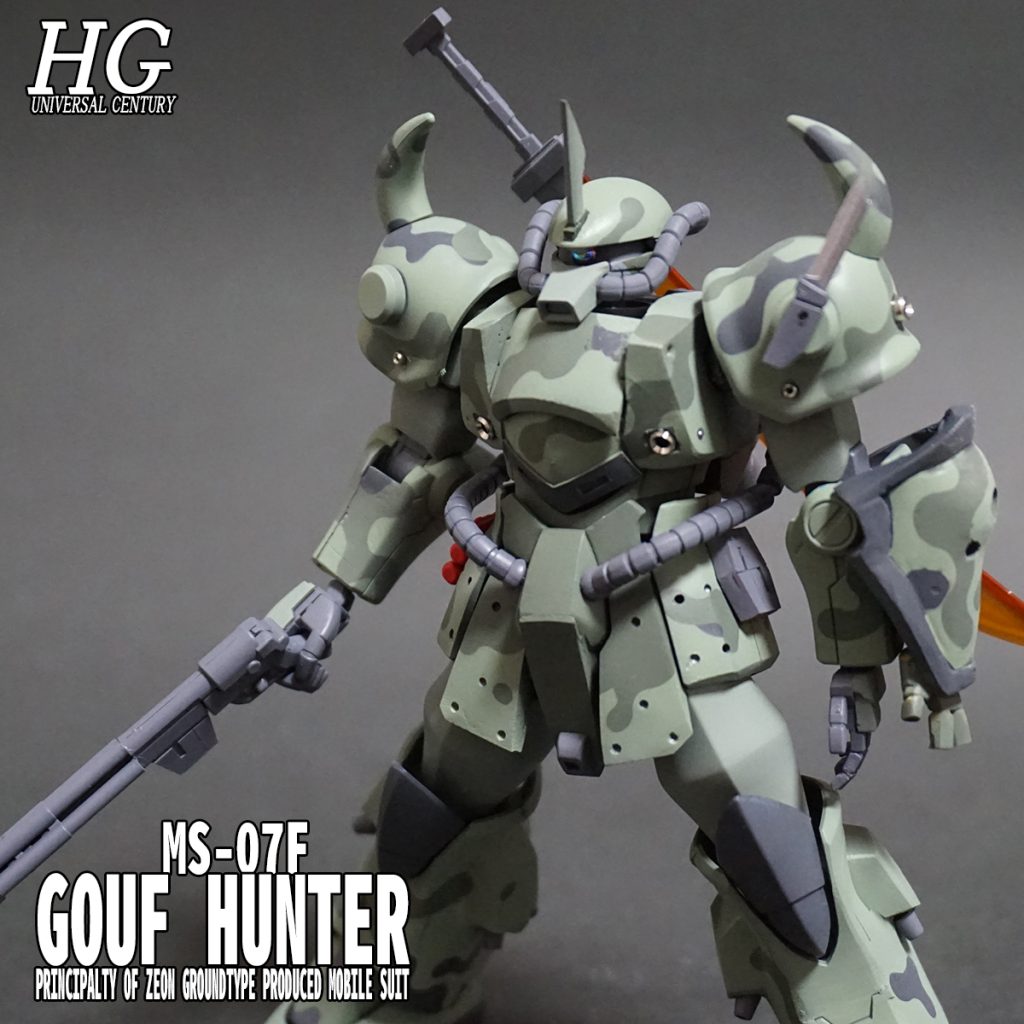 HGUC グフハンター–2枚目/制作者：@Under_NM_Design