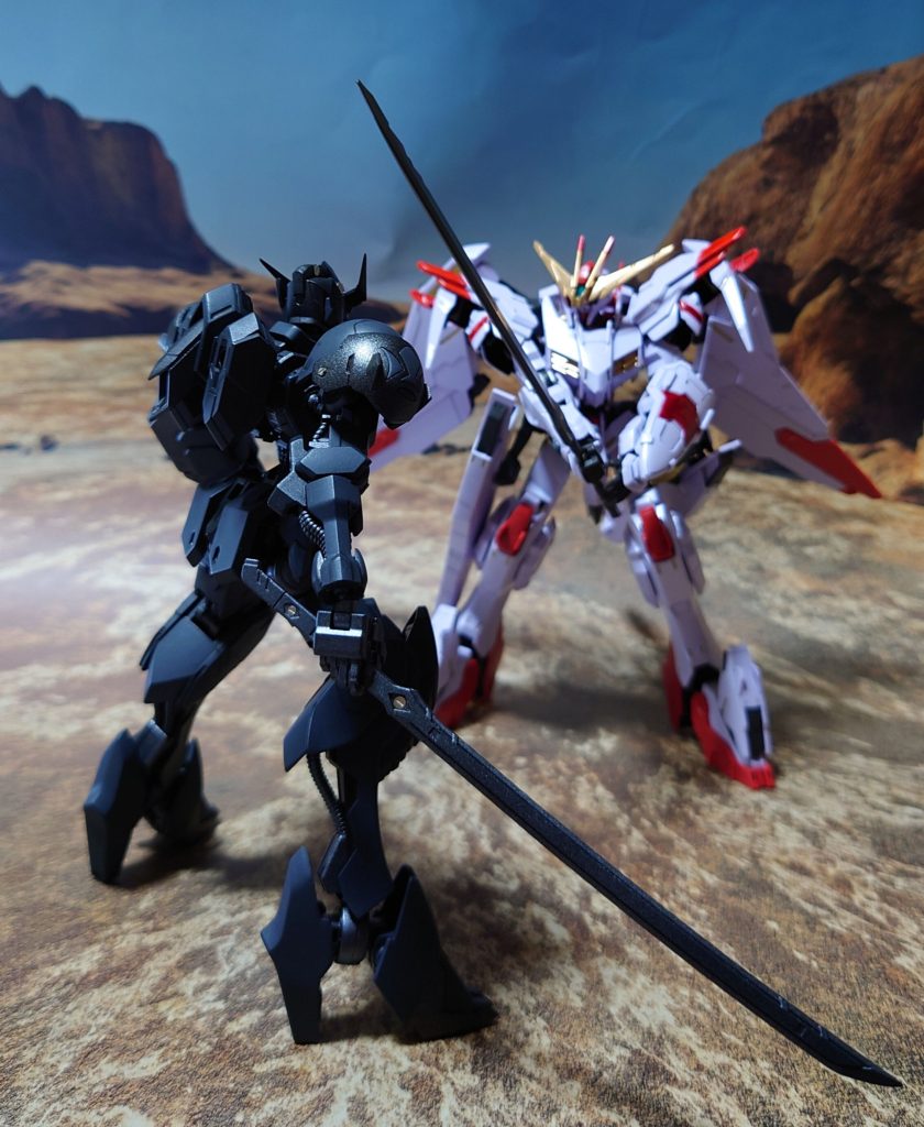 ガンダムマルコシアスとのバトル。