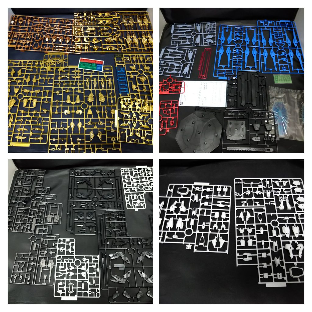 1月9日から作業始めましたが中々進まなかったです。外装パーツは全てブラック塗布にしました。