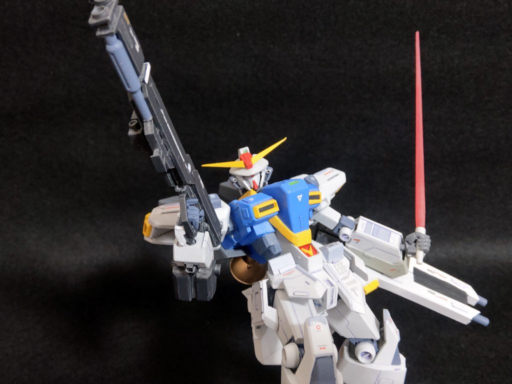 Gジェネ新作への登場記念アンダー・ザ・ガンダム(ガンダムダブルフェイク)からマイナーガンダムの中でもトップクラスの人気を持つDガンダムサードを制作。(数年前に作成したもののリメイクです。)キット化おめでとう!(嘘松)