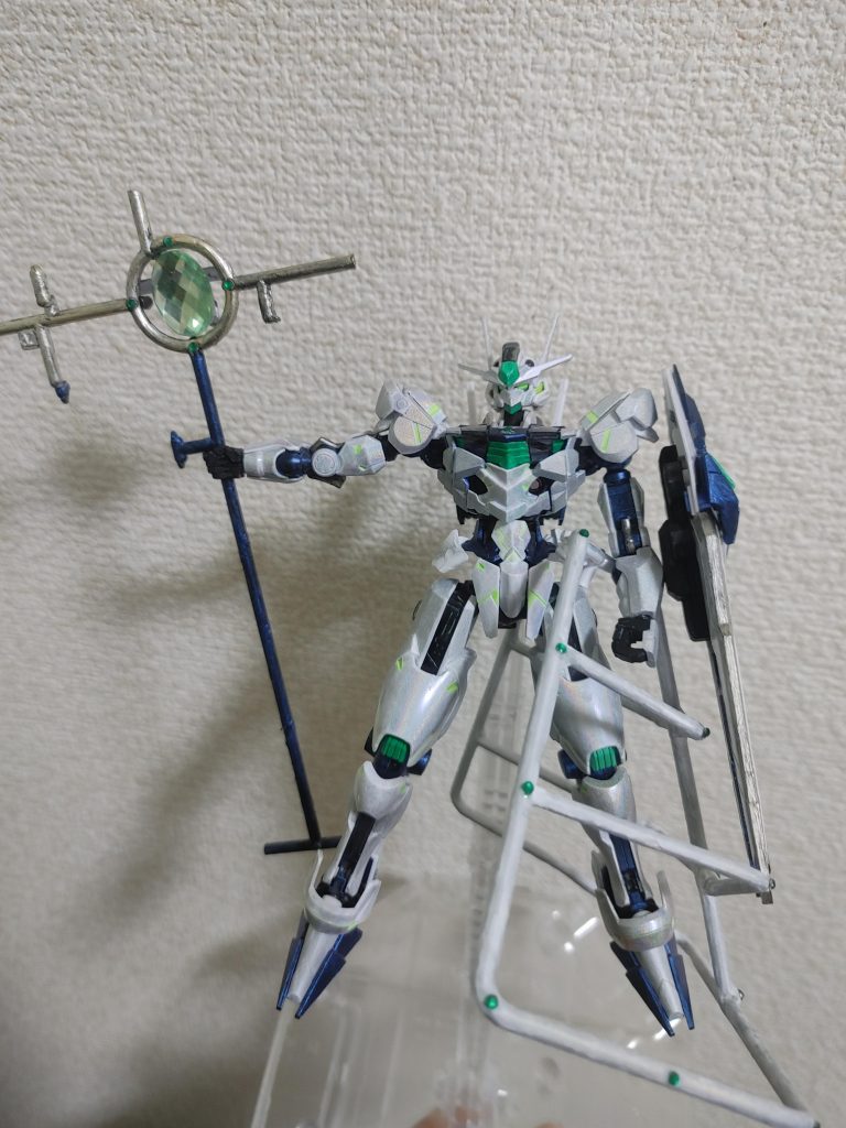 余ったランナーをパチリしてジュエルをつけて杖っぽく時間があれば両側にしたかったんですが…断念これが自分なりの水星の魔女です