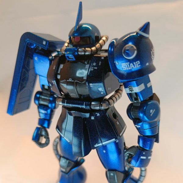 HG 1/144 シャア専用ザクII（青キャンディ塗装＆RG用デカール）