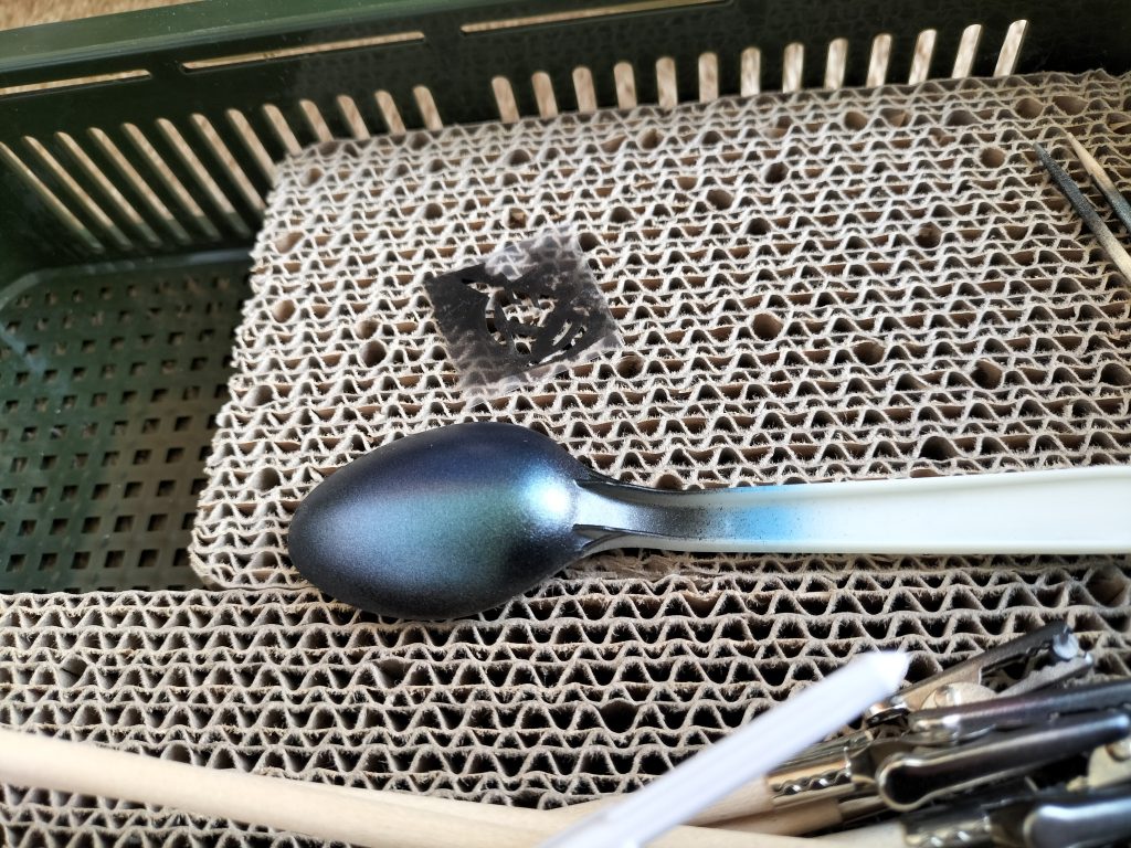 スプーンだとこんな感じで偏光