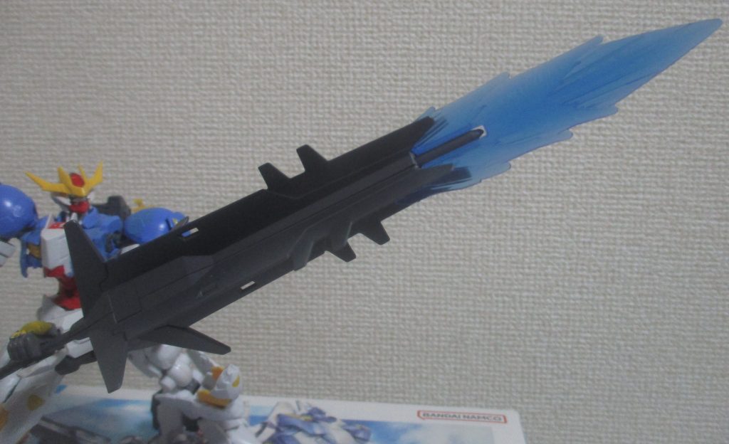 エアリアルのビームブレイドも付けられます!!コレなら「水星世界」でも十分通用するはずww