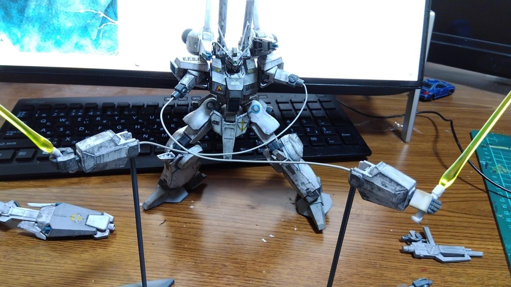 たぶん、ロンド・ベルのレズビアンの姉ちゃんが乗ってる。って設定。「こういう機能もあるんだよ!!」