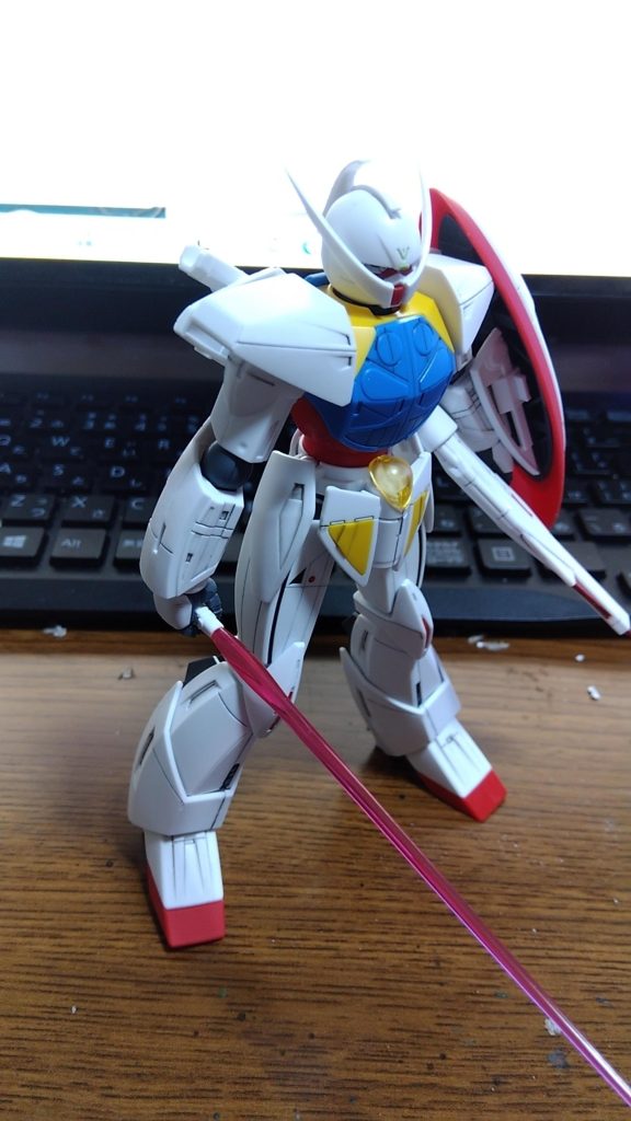 ∀ガンダムは、こういう角度の時、凄いかっこよく見えるんじゃよ。