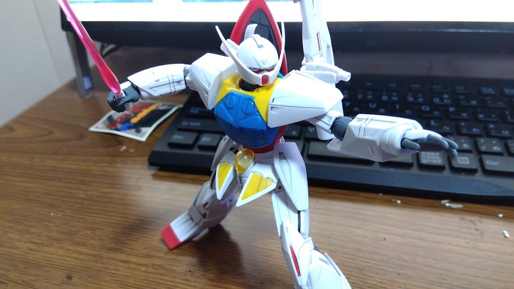 とりあえず構える。