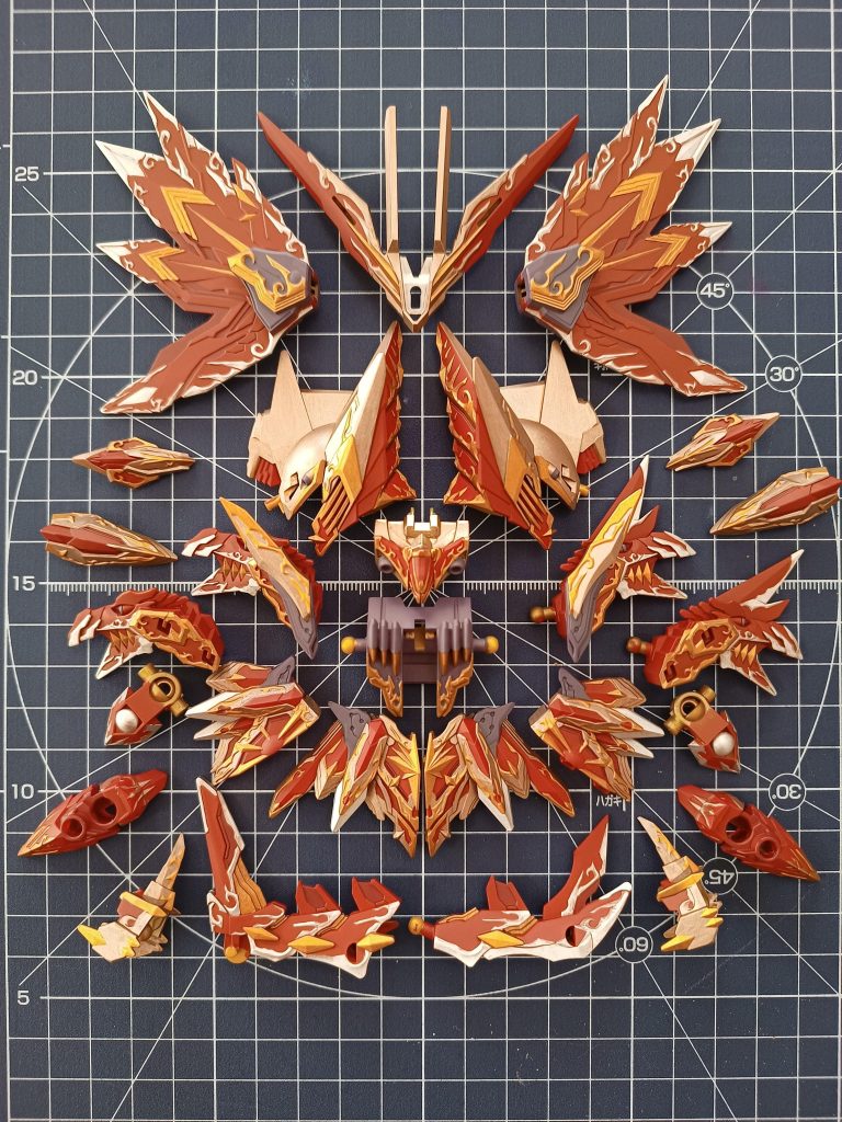 完成直前。あちこち軽ーく尖らせたりしたけど、あまり目立ちませんね。