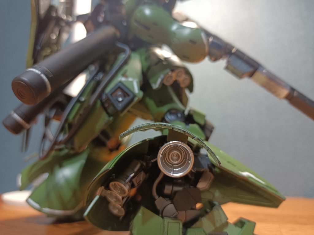 バーニアの塗り分け。