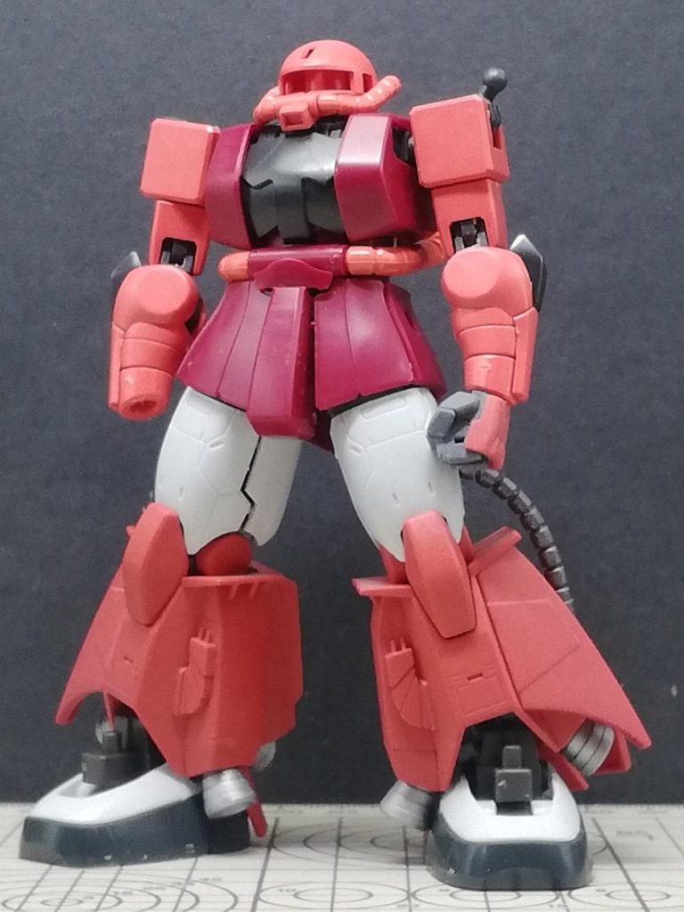 まずは今回のミキシングを思い付いた第一段階。とりあえずパーツを組み込んでみたら太もものむちむちさがええですねえ！ってことで。