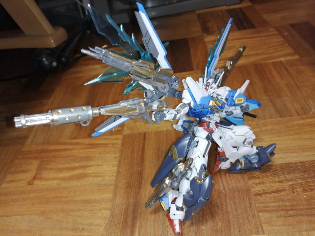 ガトリンライフル構えseedポーズ