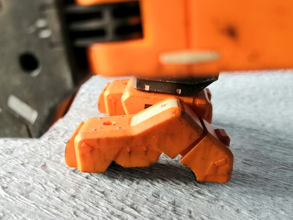 初ウェザリングマスターでオイルだれ、汚れイメージ