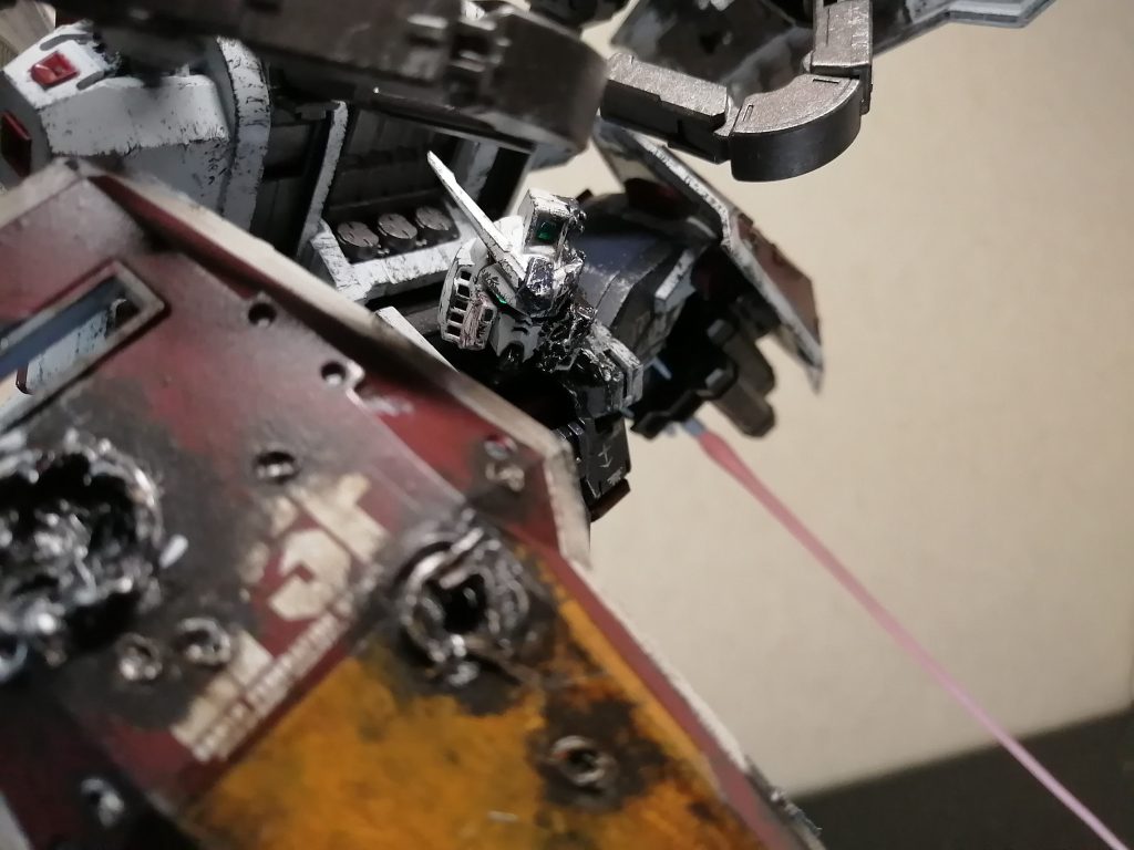 激戦の姿と、ガンダムの恐ろしさを自分でも上手く表現できたかと思います！ここまで見ていただきありがとうございました！