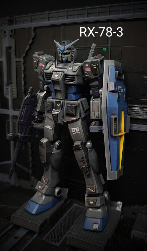 筆塗りでの作成です。まだまだ素人です！EGは、多少の失敗を恐れずチャレンジできますね。