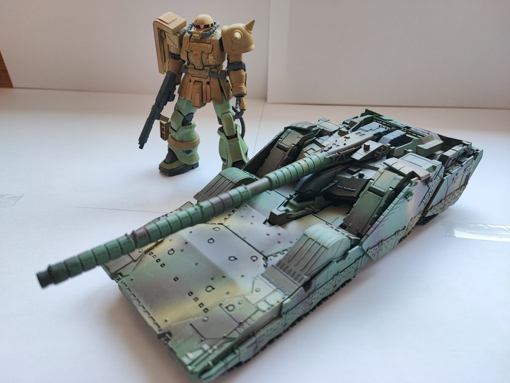 ザクⅡF2とともに合わせるために水転写はなしにしてます