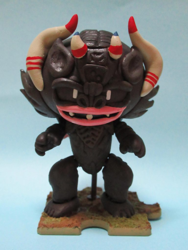 正面から。シリーズのお約束で眼はプチッガイの位置のままです。