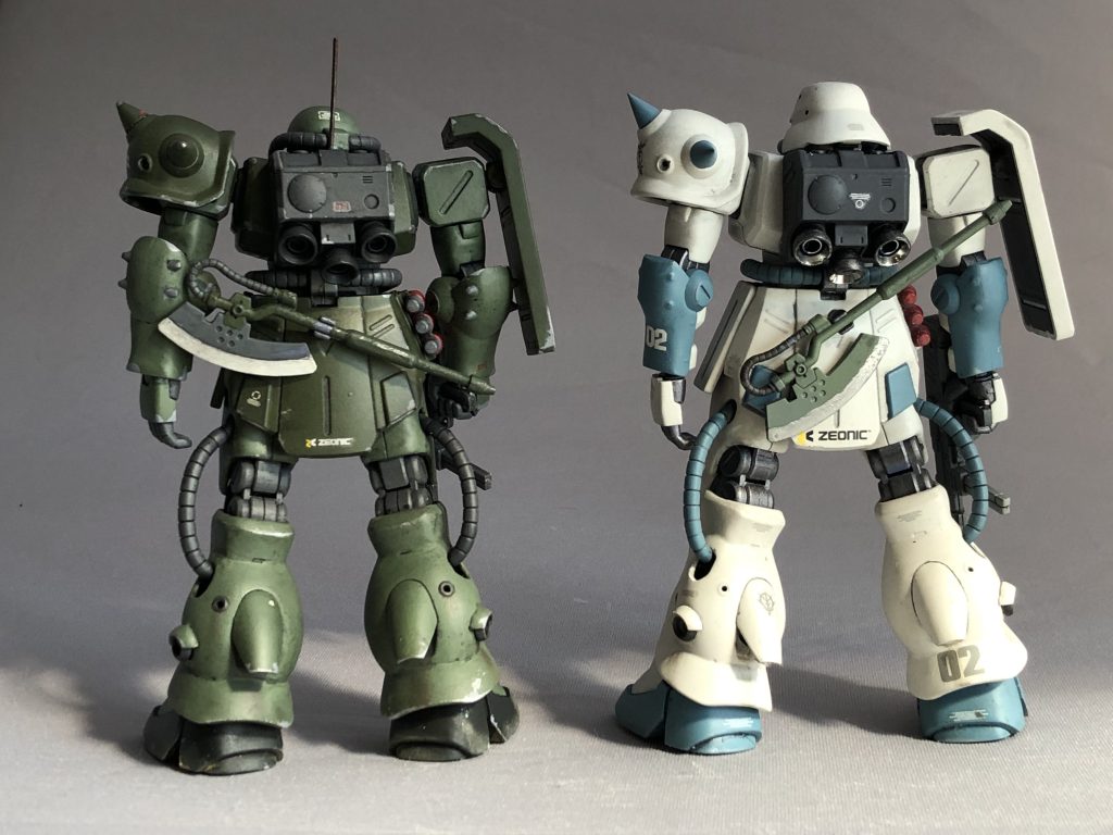 首都防衛大隊のFZはそんなにがっちりしていなくても良いんじゃ無いかと思いまして、ほぼストレートに組んでみましたがいかがでしょうか?これはこれで悪くないかと。膨張色だしw