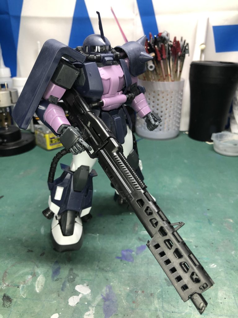 ライフルの最初の状態。というかマシンガンかな…