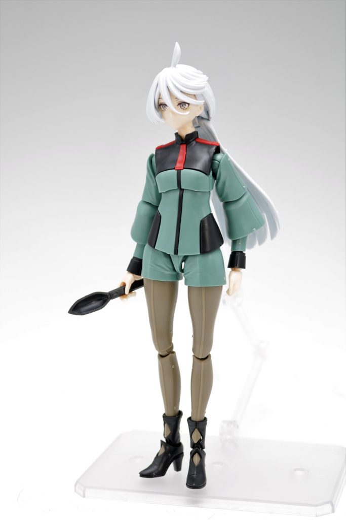 素組の状態です。顔のタンポ印刷もしっかりしてて整形色そのままでも十分な出来です。